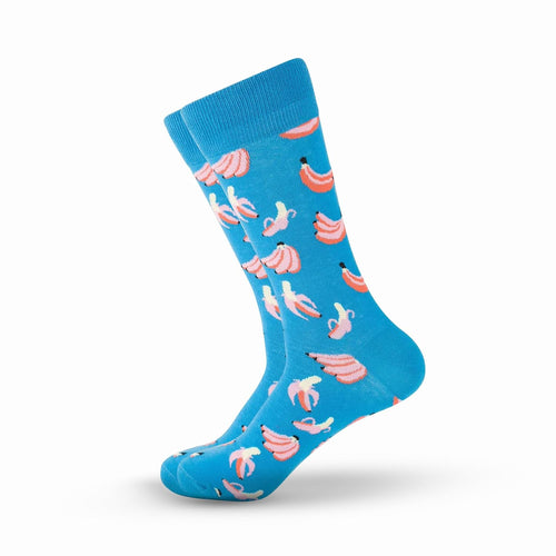 Banana Crew Socks by FEET DRIFT