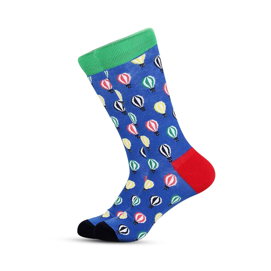 Blue Balloon Crew Socks