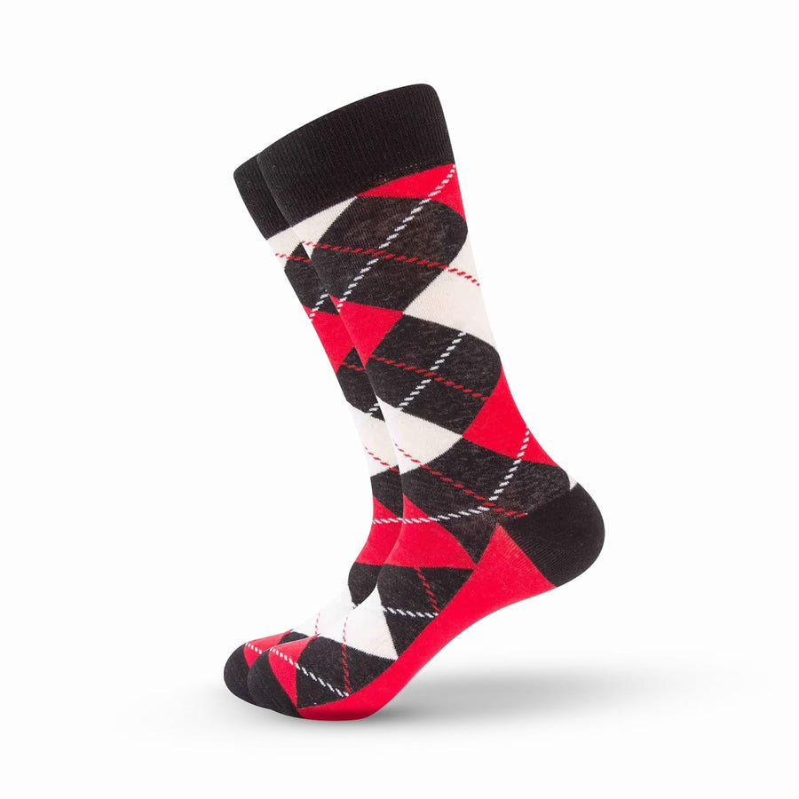Kingsman Argyle Crew Socks