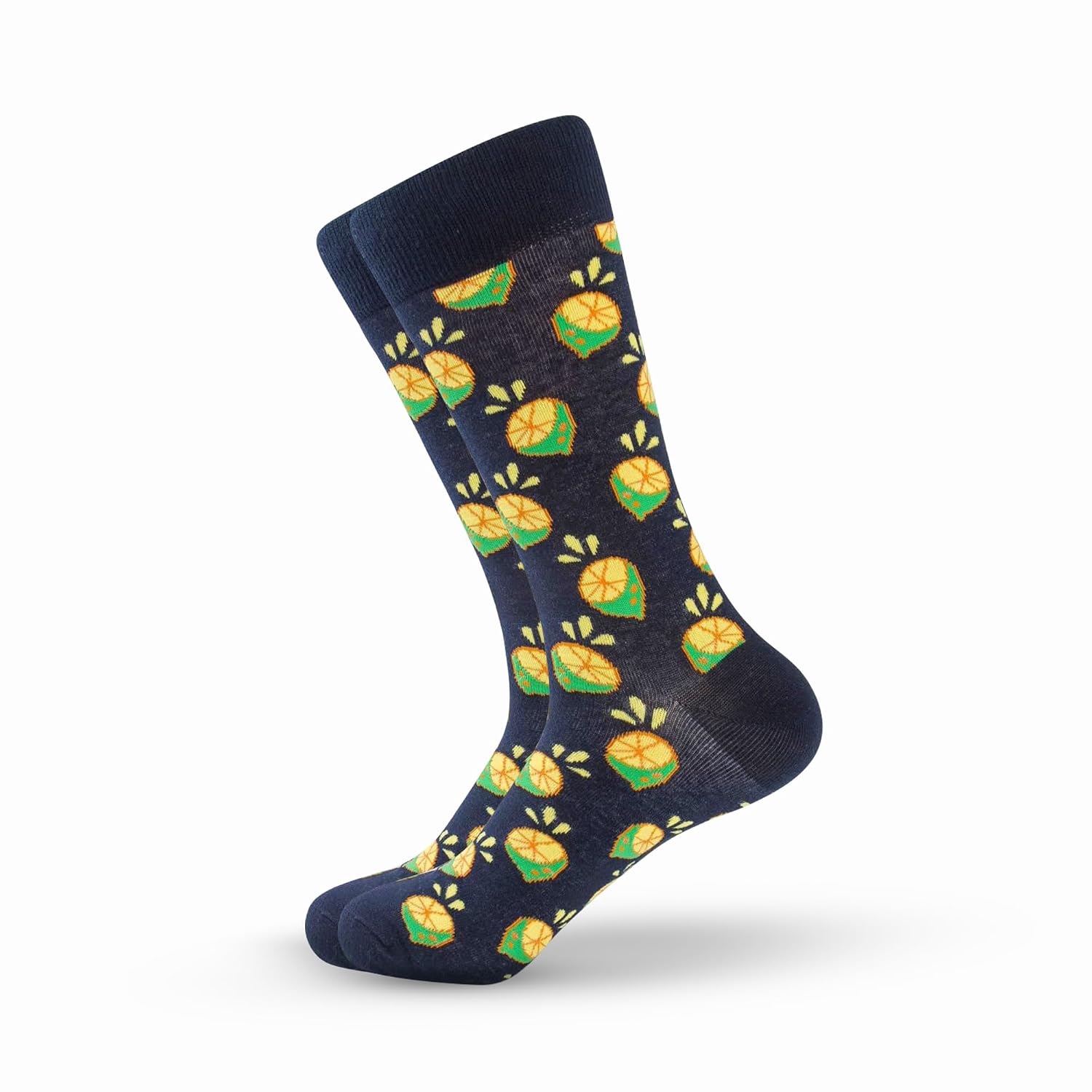 Lemon Crew Socks by FEET DRIFT