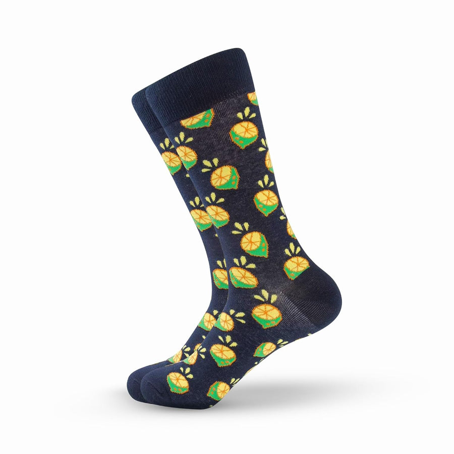 Lemon Crew Socks