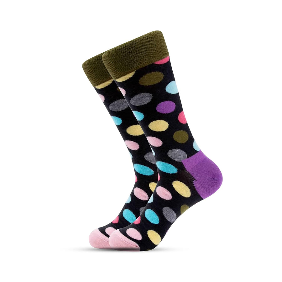 Polka Dot Crew Socks