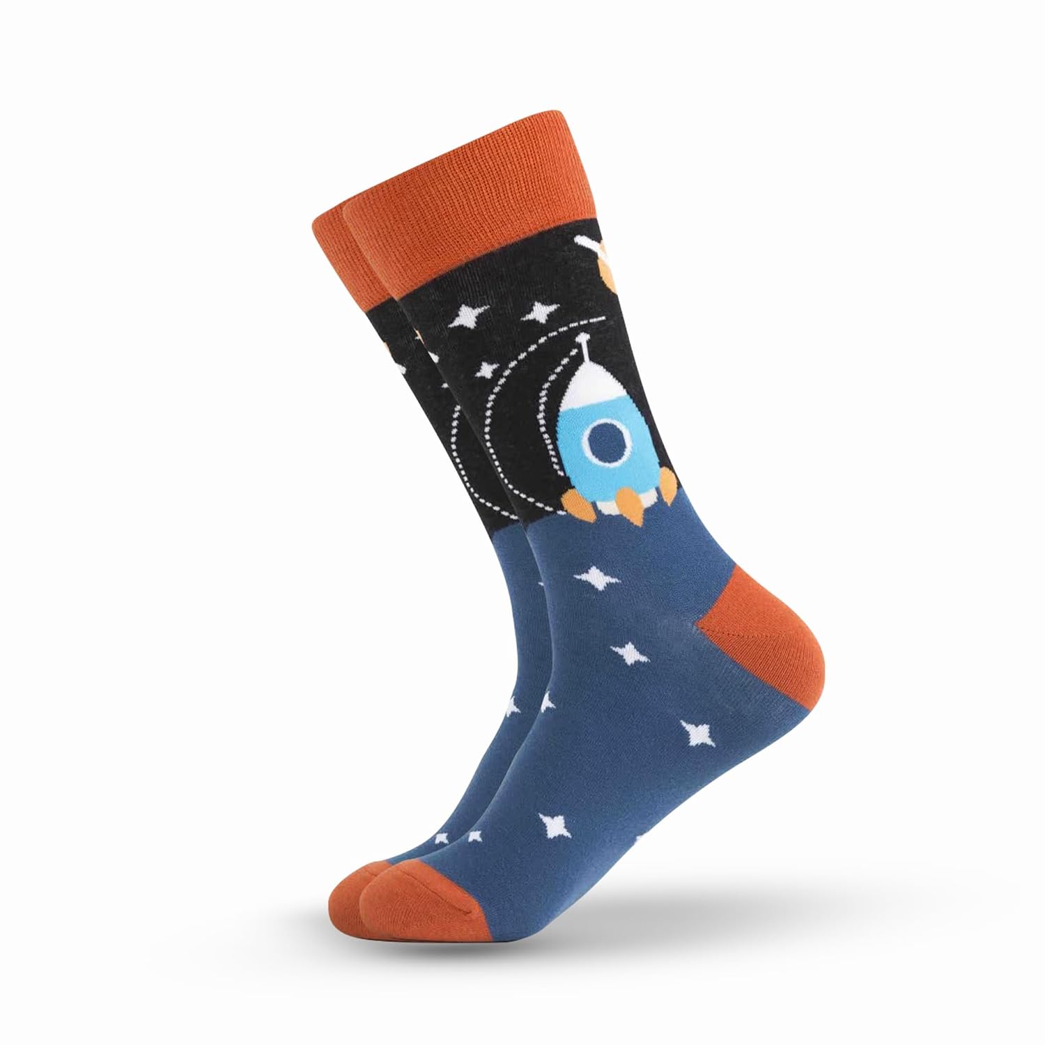 Rocket Launch Crew Socks by FEET DRIFT