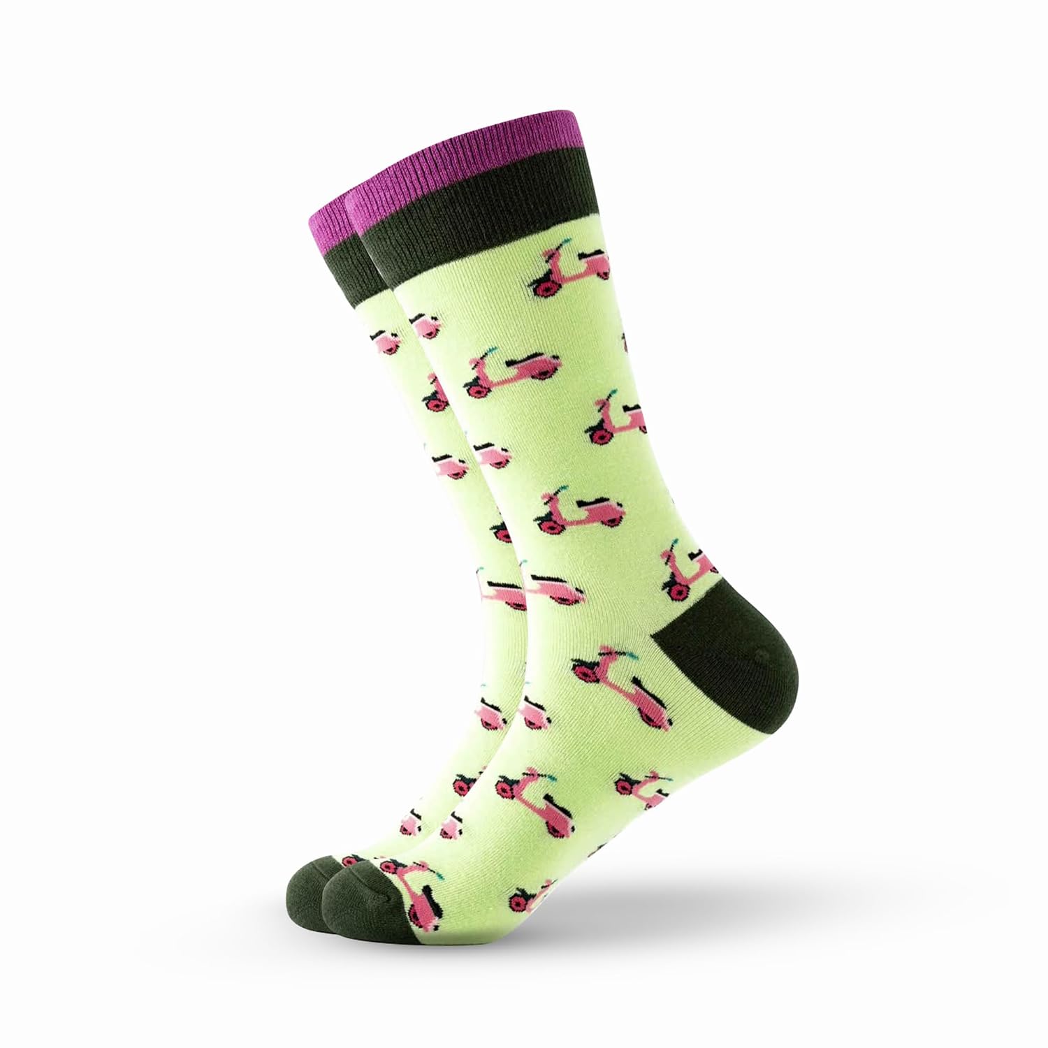 Scooter Crew Socks by FEET DRIFT
