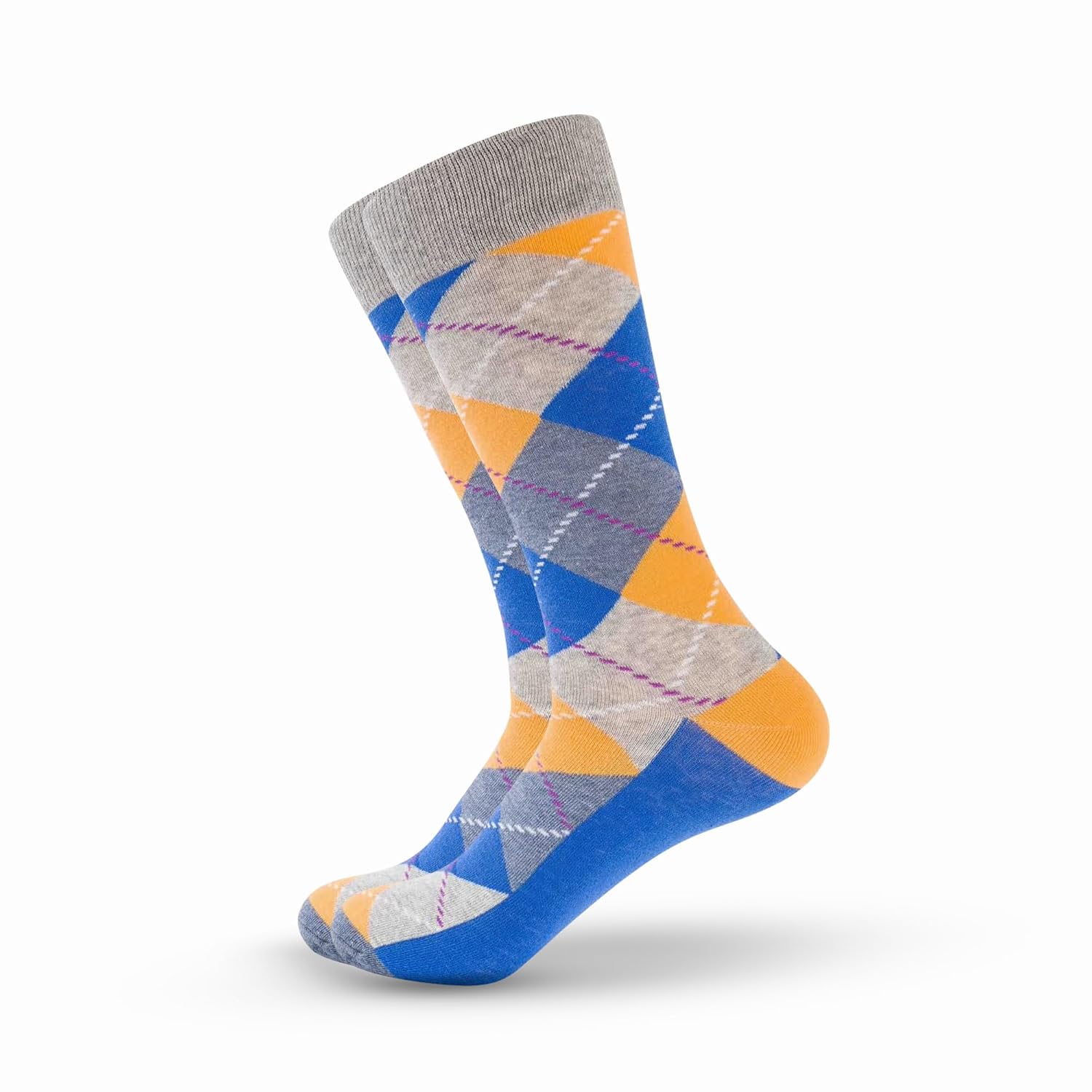 Scotsman Argyle Crew Socks by FEET DRIFT