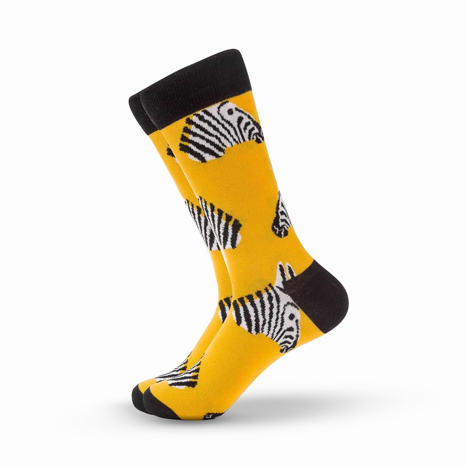 Zebra Crew Socks by FEET DRIFT
